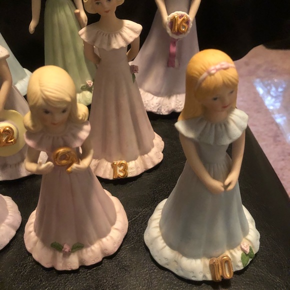 Vintage Age 15 Enesco Growing Up Girls - Blonde figurines - Picture 5 of 13